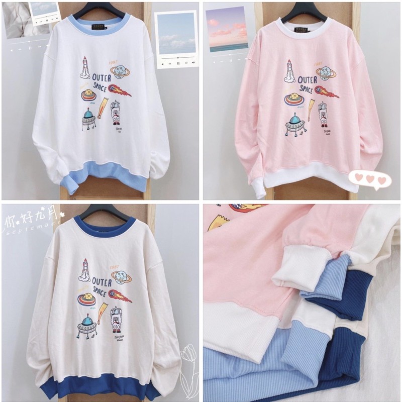 Áo Sweater Nỉ da cá Unisex 1987 [ FREESHIP ] form nam nữ unisex ❤️ Jaystoree ❤️ | BigBuy360 - bigbuy360.vn