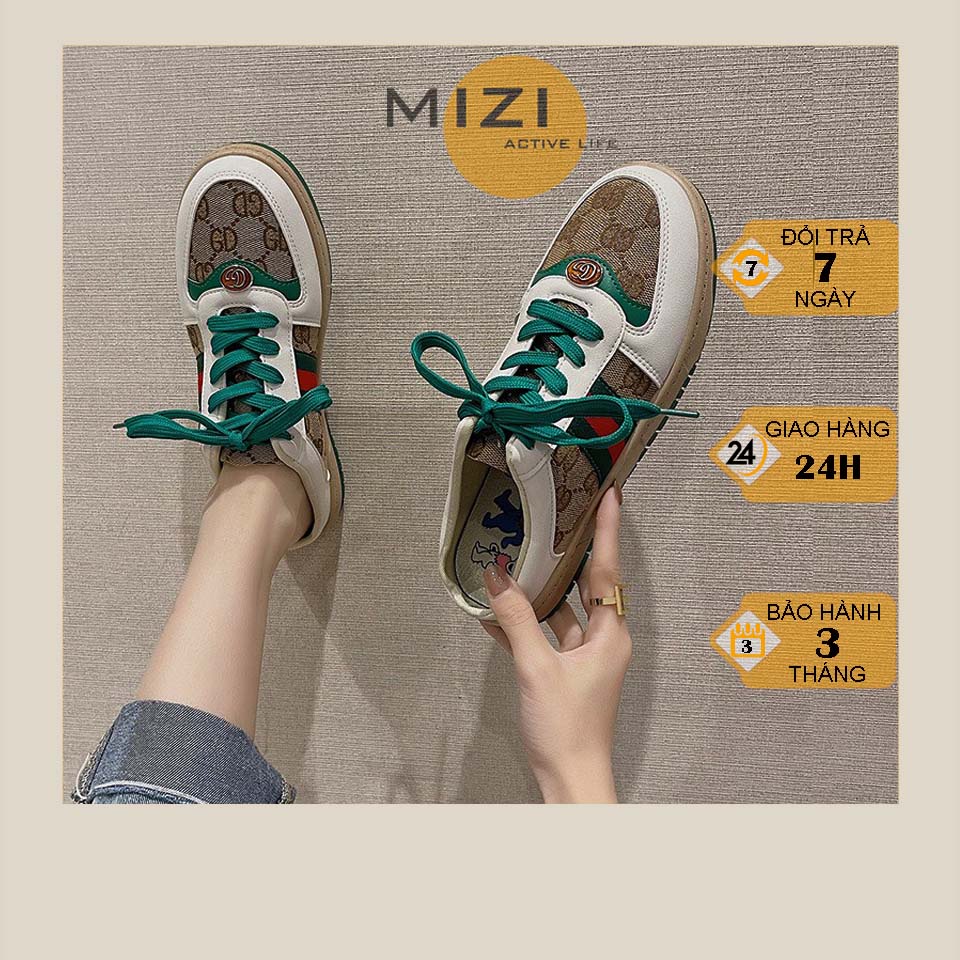 Giày sục thể thao nữ Hàn Quốc bệt 3 phân đẹp giá rẻ Mizi TT17