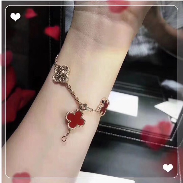 ✨ Vòng tay V@n Cleef & Arpels fullbox bạc 925