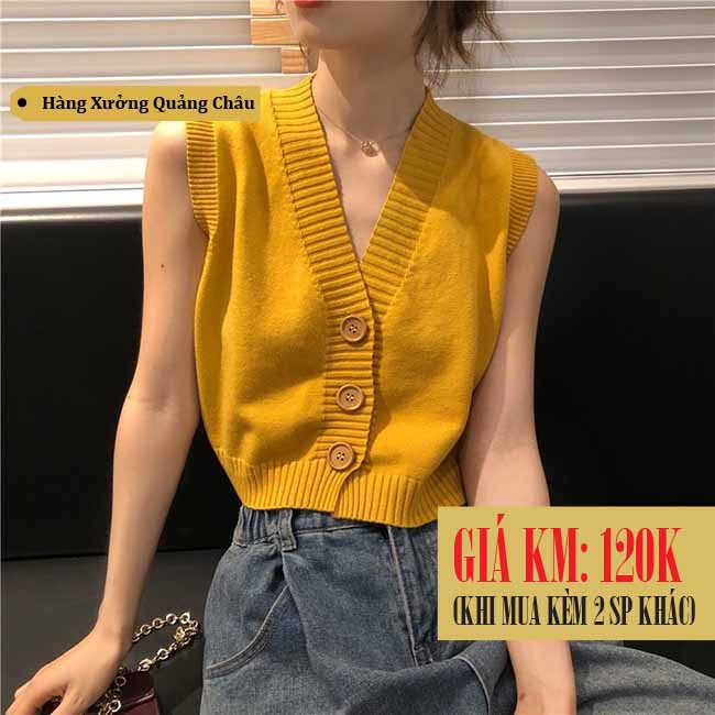 [SẴN] Áo gile len nữ Ulzzang Quảng Châu AGL4 | BigBuy360 - bigbuy360.vn