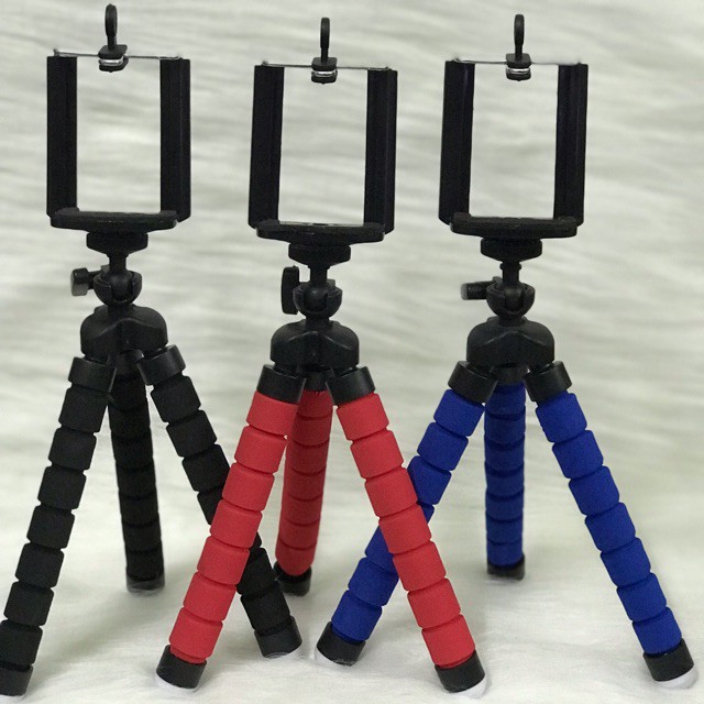 Tripod Kẹp 3 chân Bạch Tuộc Giữ Điện Thoại Chụp Hình, Quay Phim, Livetream - Dễ Dàng Uốn Dẻo Bám Địa Hình