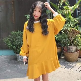 Váy đuôi cá tay bồng