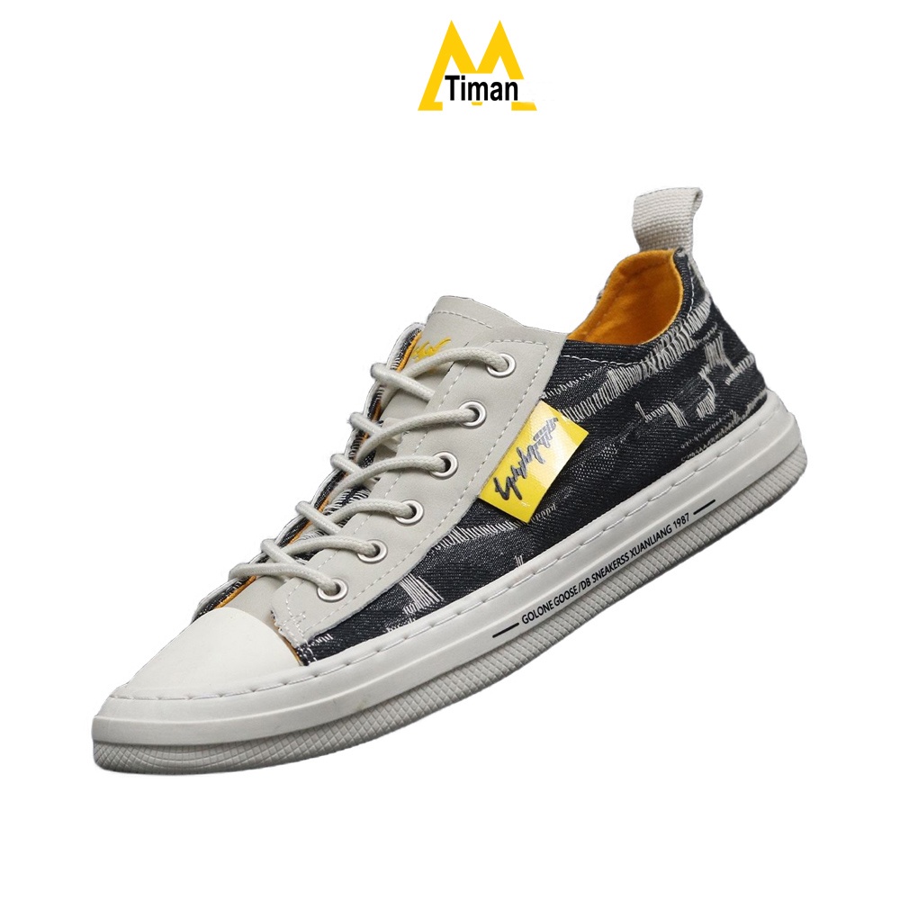 Giày thể thao nam sneaker TIMAN SH39 đế êm vải thoáng khí bảo hành 1 năm