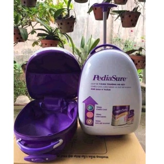 Vali kéo cho bé - Vali kéo hình trứng, hàng khuyến mãi của sữa Pediasure Abbott