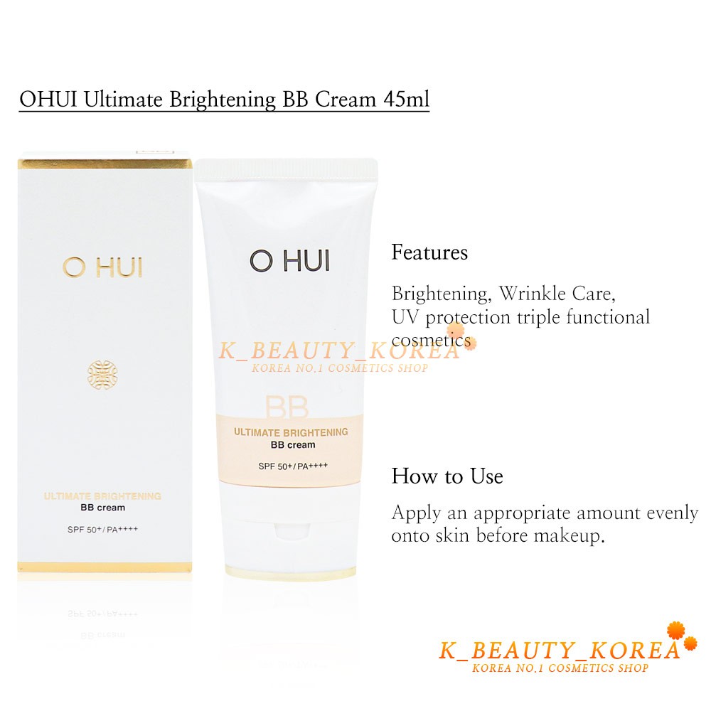 (Hàng Mới Về) Kem Bb Làm Sáng Da Tối Ưu 45ml Ohui | BigBuy360 - bigbuy360.vn