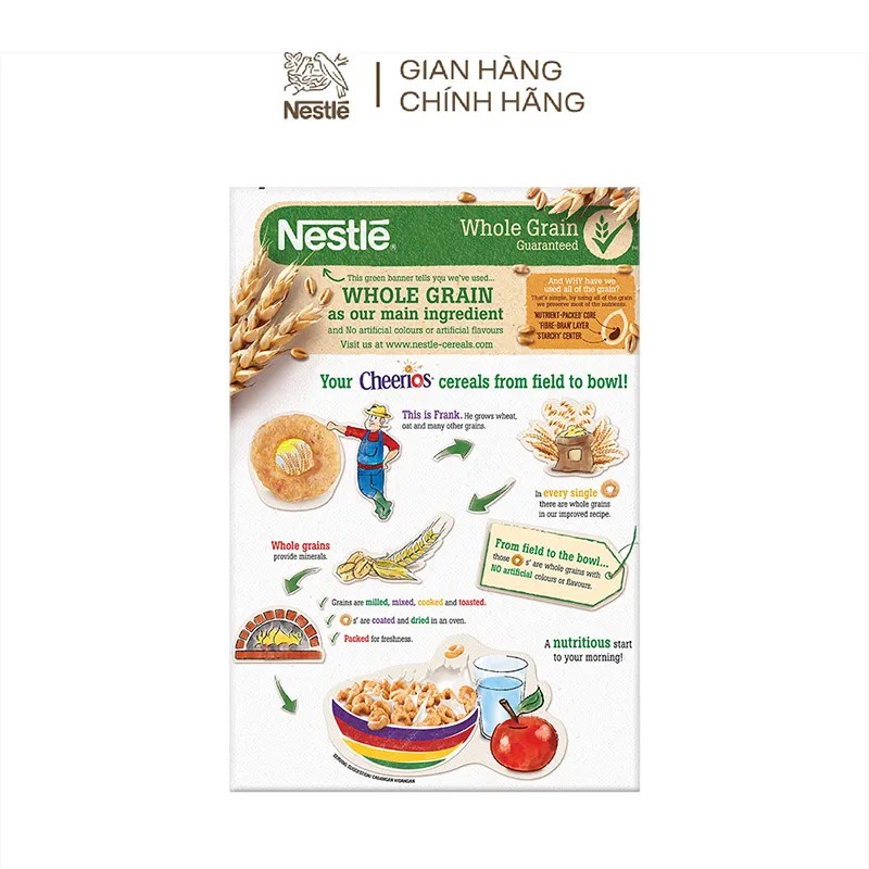 Bánh/Ngũ Cốc Ăn Sáng Nestle Cheerios Multigrain (Hộp 300g)