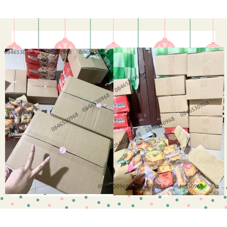 Bánh Đài Loan Mix đủ vị , Bánh Bông Lan Ăn Vặt Đài Loan nhiều vị siêu ngon