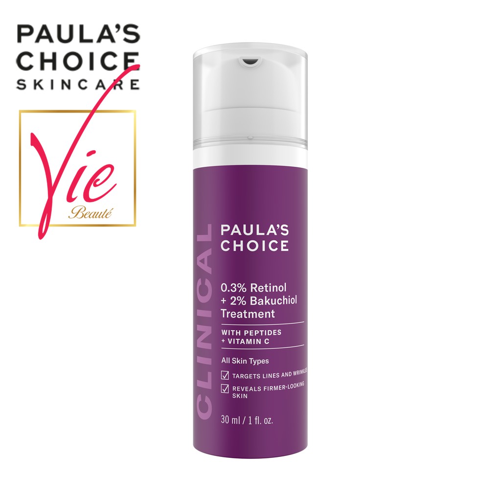 Tinh chất Paulas Choice chống lão hóa chuyên sâu - Paula's Choice Clinical Retinol + Bakuchiol Treatment 8015 (30ml)