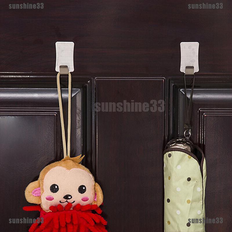Set 6 Giá Đỡ Inox Dán Tường Hình Vuông Cho Nhà Bếp