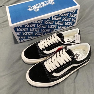 Giầy vans vault da thật lót trắng 1:1 ( full box + free ship )