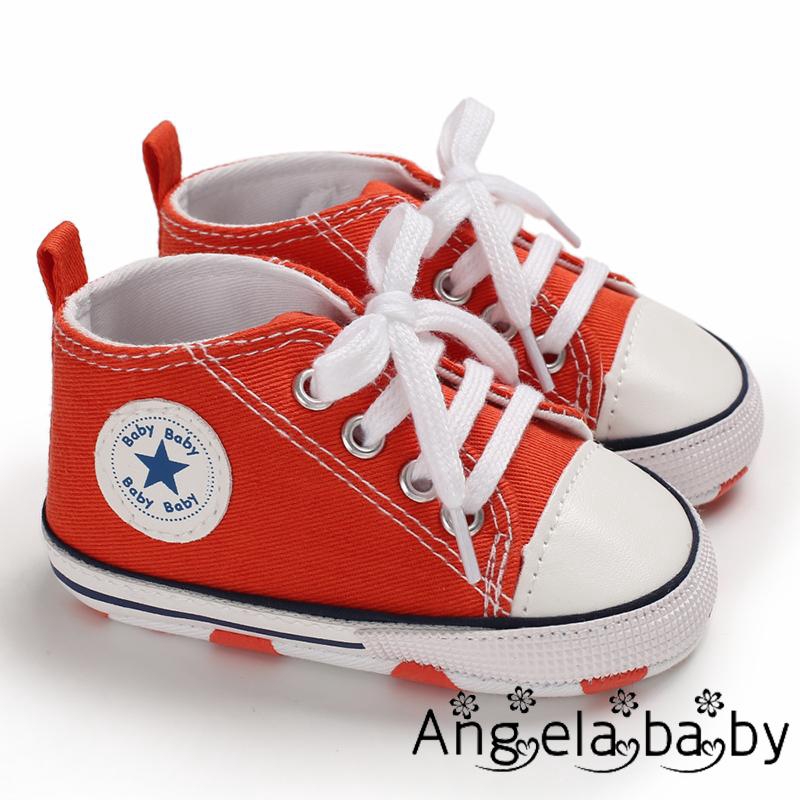 Đôi giày mềm thiết kế cho bé sơ sinh tập đi 0-18TH