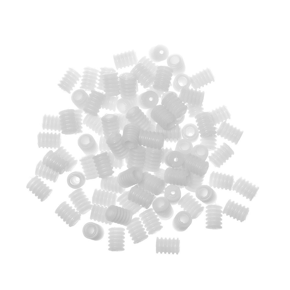 Set 50/100 Khóa Dây Rút Bằng Silicon Mềm Nhiều Màu Sắc Có Thể Điều Chỉnh Chống Trượt Cho Người Lớn Và Trẻ Em