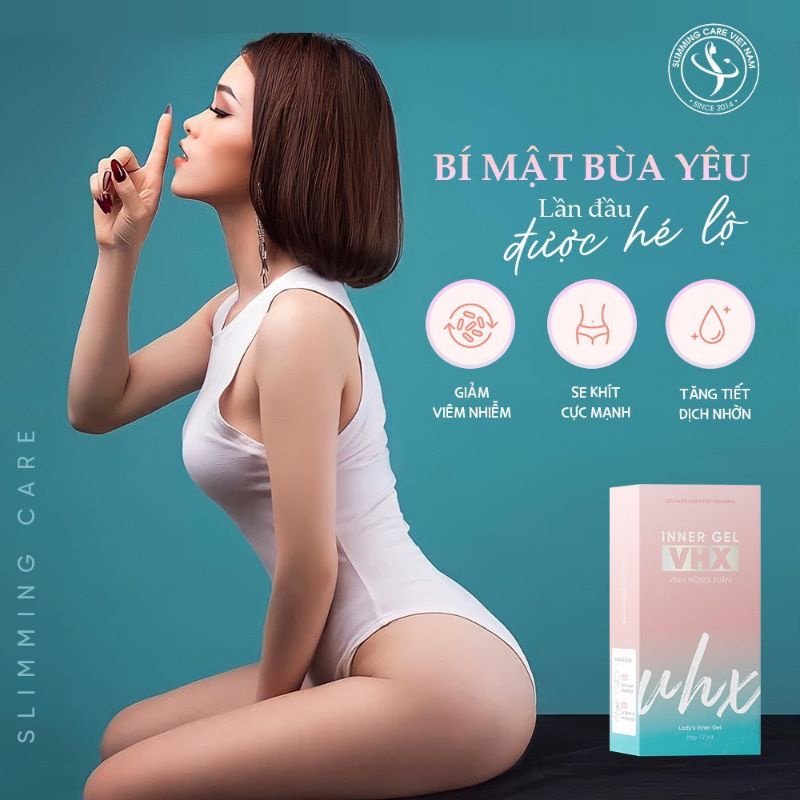 Bút Yêu Inner Gel VHX Vĩnh Hồng Xuân Slimming Care Se Khít Đỉnh Cao hộp 2 bút