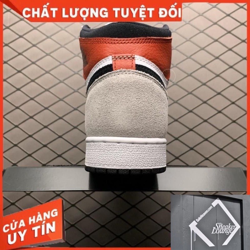 [MIỄN PHÍ SHIP] Giầy thể thao AIR JORDAN 1 Trắng quai Đỏ Smoke Grey | BigBuy360 - bigbuy360.vn