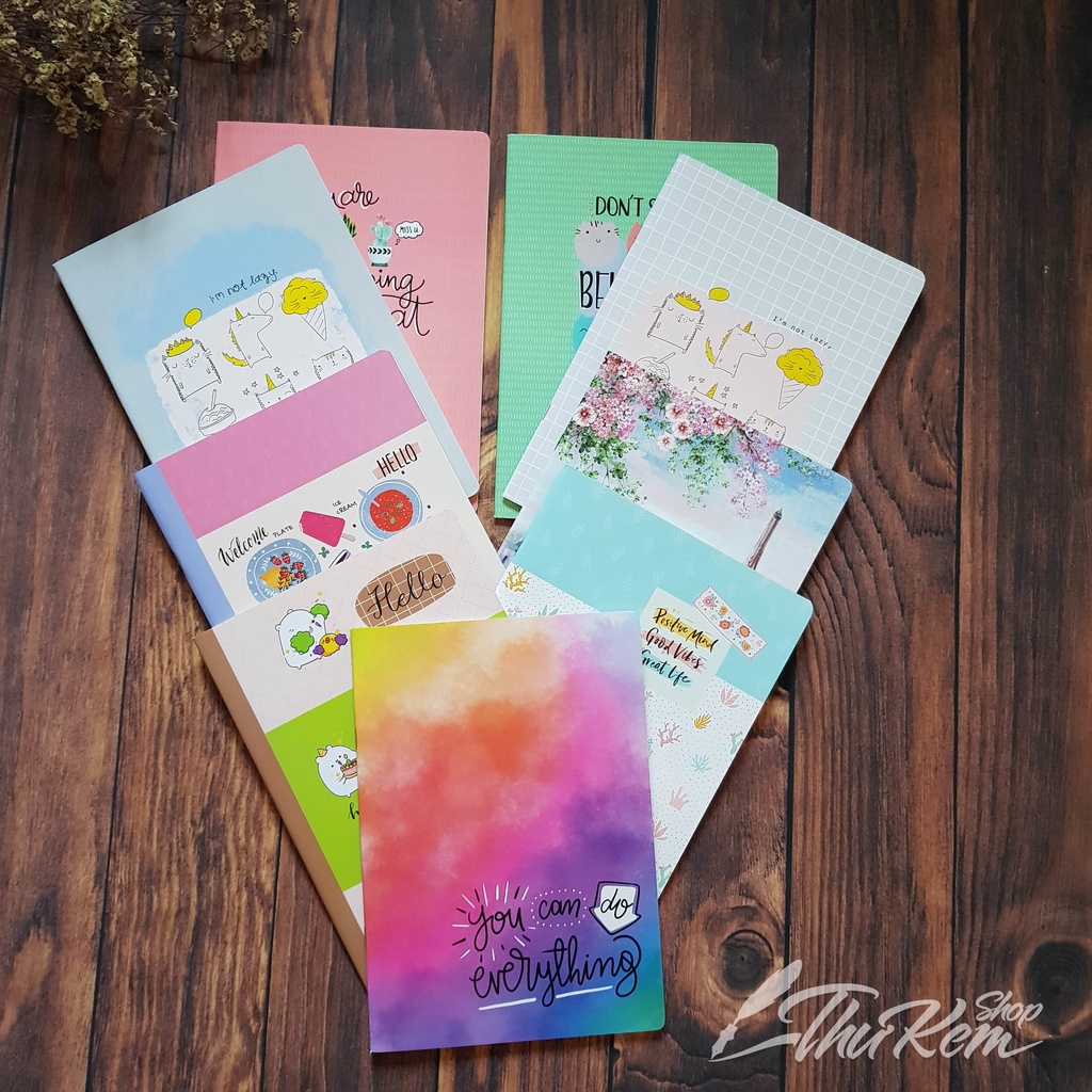 Vở kẻ ngang 80 trang BlueAngel kích thước 18.5 x 26.5 cm