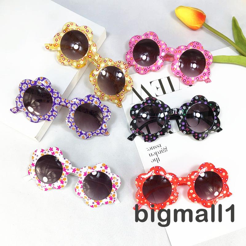 ✨-Kids Sunglasses, Cute Flower Shaped Sunglasses with UV Protection Round Lens