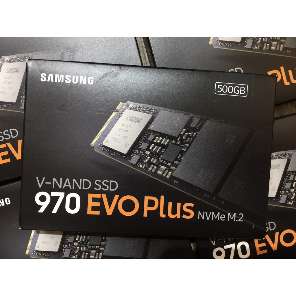 Ổ cứng SSD Samsung 970 EVO plus 500GB PCIe NVMe M.2 2280 - Gen3 x4 MZ-V7S500BW