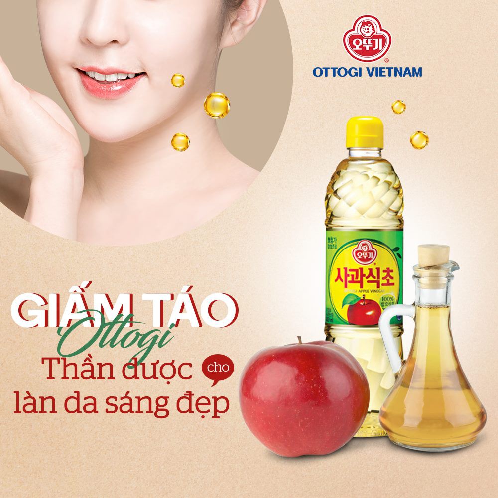 Giấm táo Ottogi 450ml