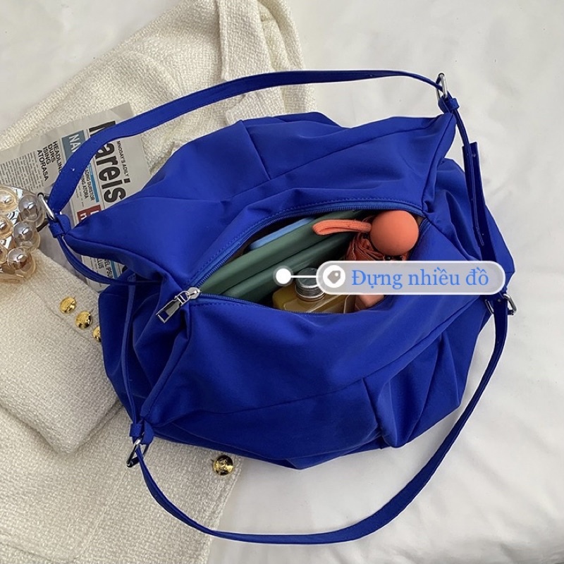 Túi Xách Đeo Vai Đeo Chéo Màu Đen, Trắng, Xanh Dương Hottrend | PHAO07 | Túi Thời Trang Phong Cách Thể Thao Năng Động