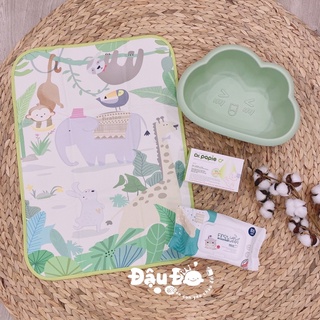 Lót Thay Bỉm 4D Sợi Tre 50x70cm. mặt 3D mark thoáng khí