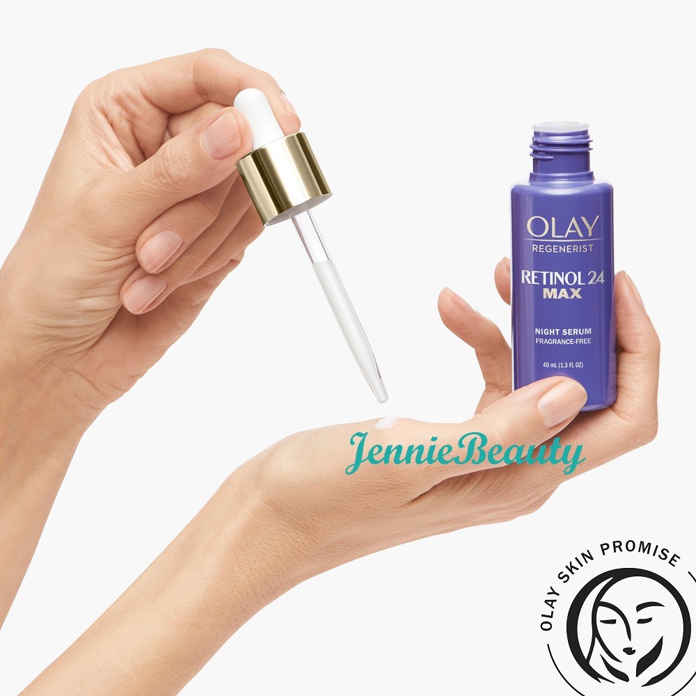 Tinh chất chống lão hóa - tái tạo - trắng sáng ban đêm Olay Regenerist Retinol 24 MAX Night Serum