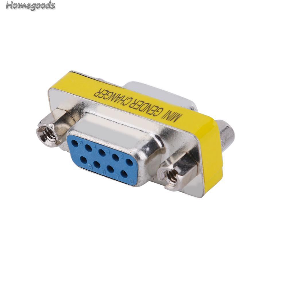 2 Giắc Chuyển Đổi Db9 Female Sang Female Gender Changer Serial Rs232 Coupler-Ready