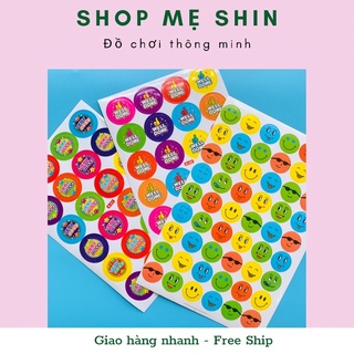 Combo 2 tấm (48 Stiker) Đánh giá khuyến khích cho bé học tập và làm việc nhà