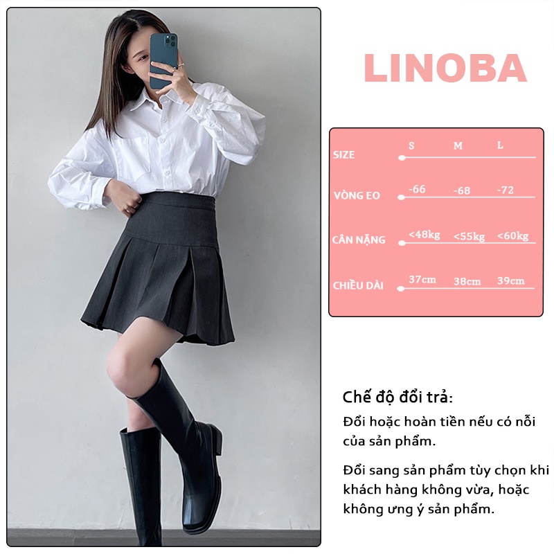 Chân váy xếp ly ngắn bigsize tennis ly to thời trang mùa hè hàn quốc LINOBA CV10 | BigBuy360 - bigbuy360.vn