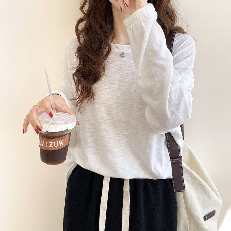 NRVP Áo Thun Nữ Oversized Dài Tay Dáng Rộng