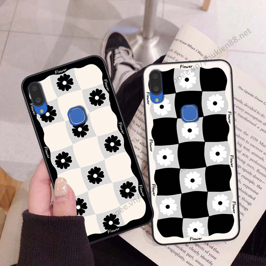 Ốp lưng Vivo V11 / V11i ốp điện thoại LineBear, bé tóc xù, hoa siêu đẹp