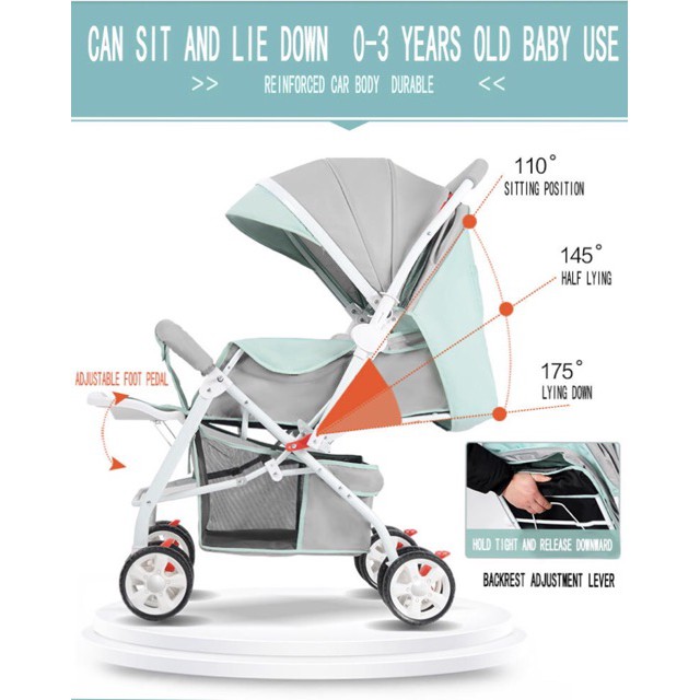 Xe Đẩy Cho Bé 2 Chiều 3 Tư Thế, Xe Đẩy Có Nhạc, Bàn ăn