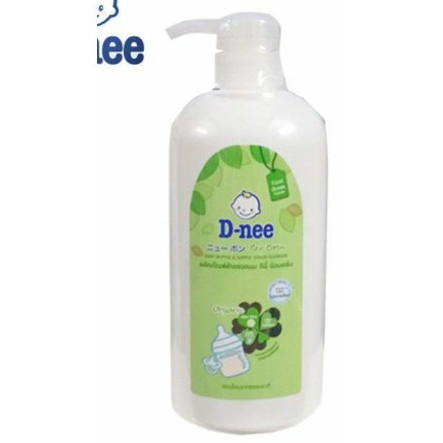 Combo 2 chai Nước rửa bình sữa D-nee Organic chai 620ml
