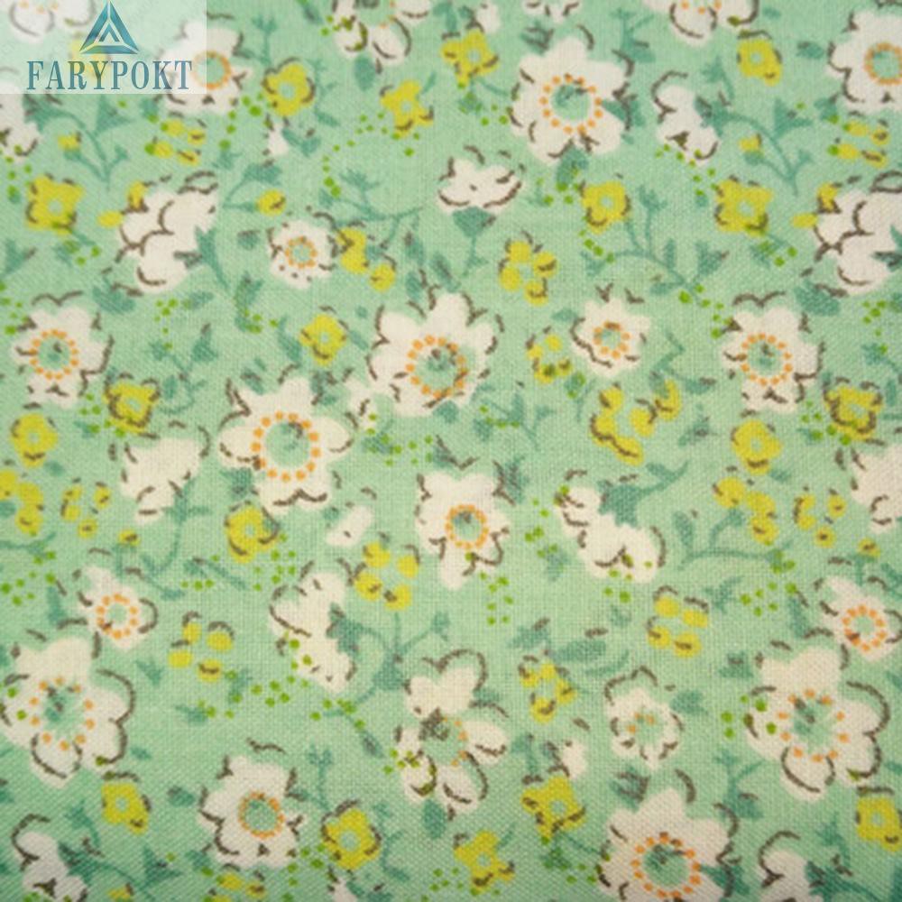 Bộ 4 kiện vải để đan len thủ công họa tiết hoa nhiều màu bắt mắt tiện dụng
