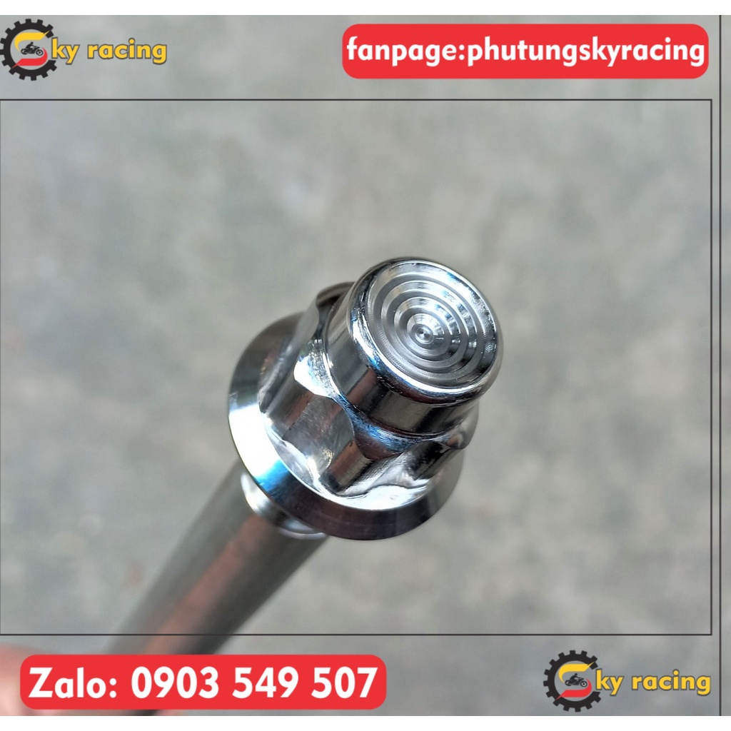 Tán salaya INOX 304 kiểu nón xoắn 10li, 12li, 14li