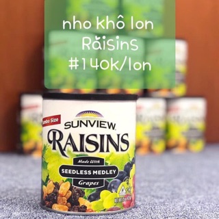 Nho khô mỹ Raisins
