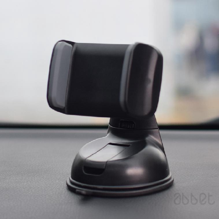 Giá kẹp điện thoại xoay 360 độ có giác mút gắn kính chắn gió/bảng đồng hồ xe hơi