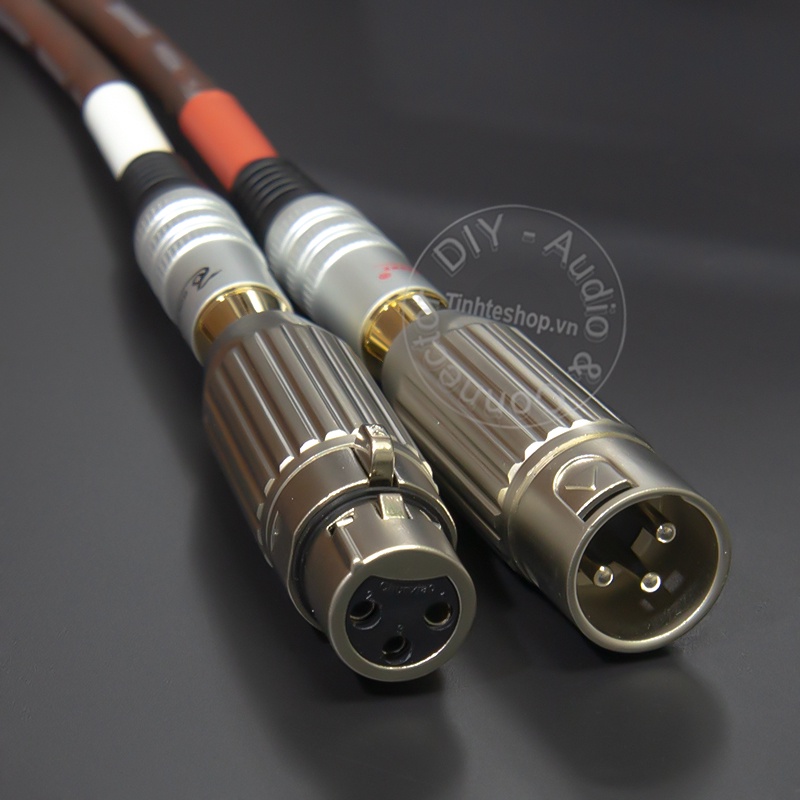 Jack canon cái sang hoa sen AV 2 chiếc - XLR cái sang RCA
