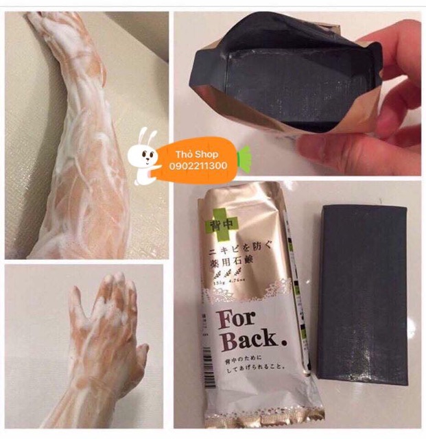 Xà phòng cải thiện mụn lưng Pelican For Back Medicated Nhật Bản