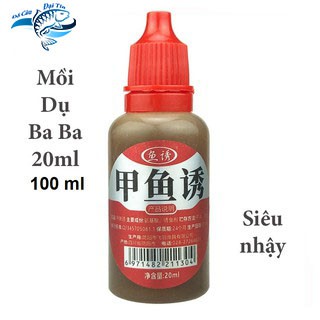 Mồi Dụ Ba Ba Cực Nhạy 20ml và 100ml