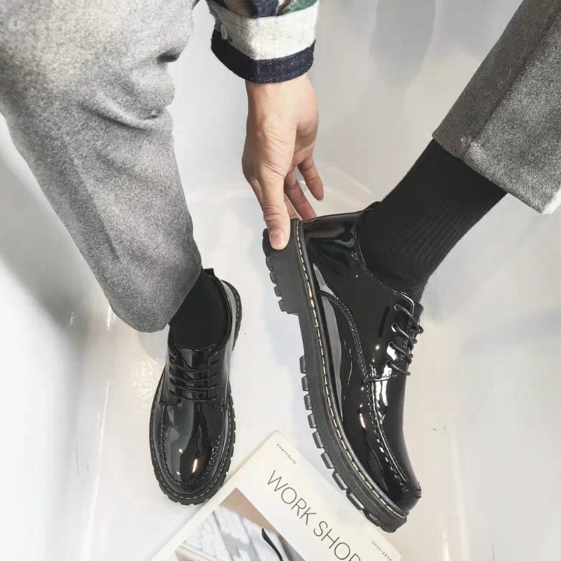 [SẴN - SIÊU ĐẸP] GIÀY DOC NAM DA BÓNG KIỂU HÀN QUỐC | BigBuy360 - bigbuy360.vn