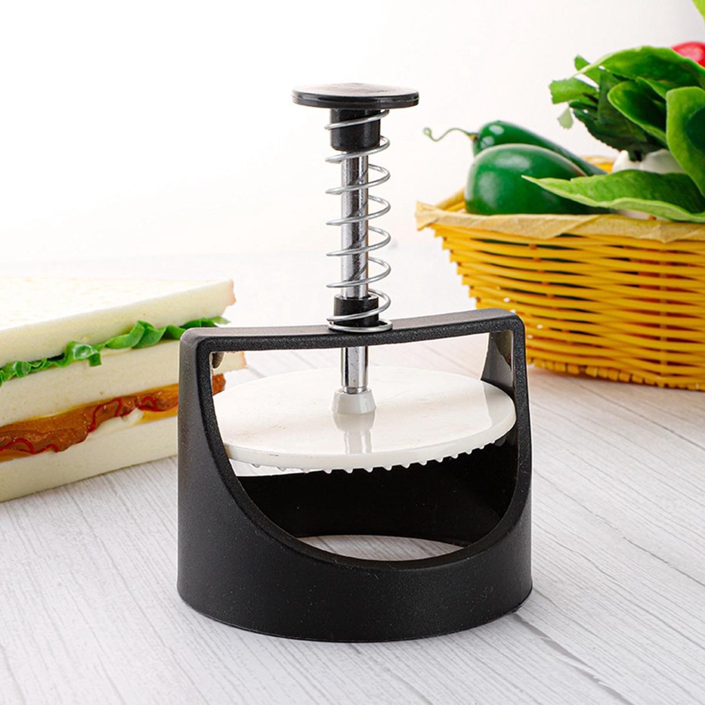 Khuôn Ép Thịt Làm Hamburger Bằng Nhựa Tiện Dụng