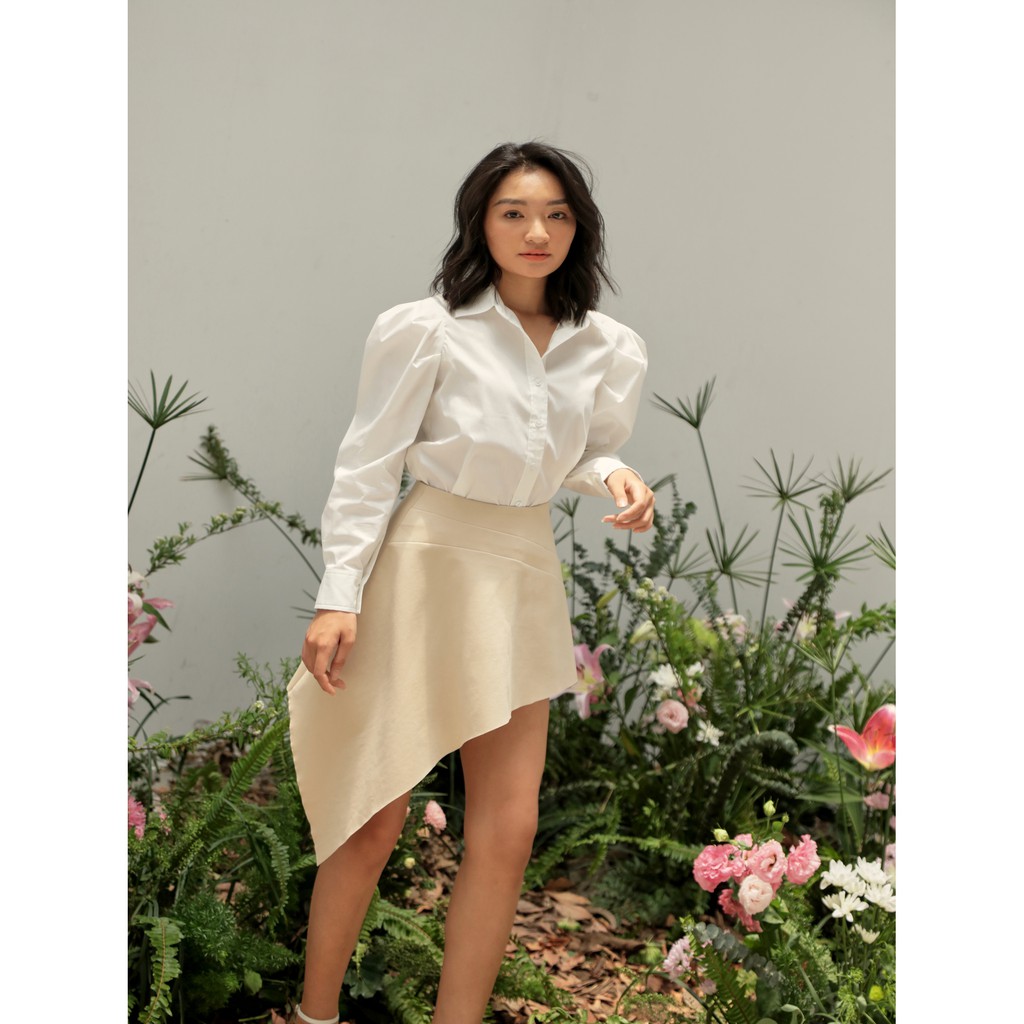 COCO SIN - Chân Váy Nude Xếp Ly | BigBuy360 - bigbuy360.vn