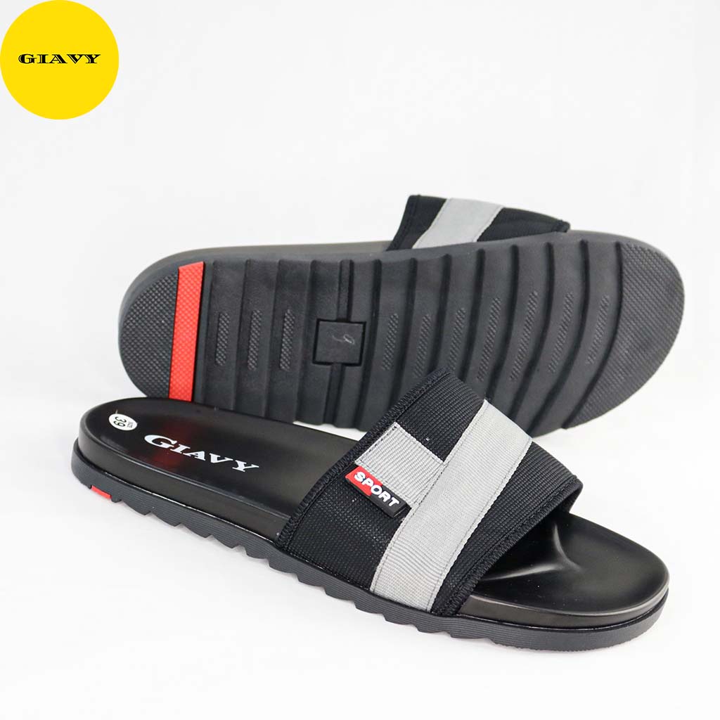 Dép nam quai ngang thời trang thời trang DU80 - GIÀY GIAVY
