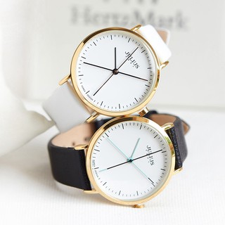 ĐỒNG HỒ NỮ JULIUS HÀN QUỐC JA978 DÂY DA (TRẮNG)