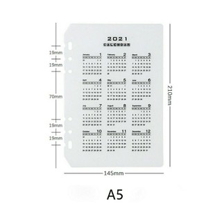 Bìa lịch 2021 khổ A5