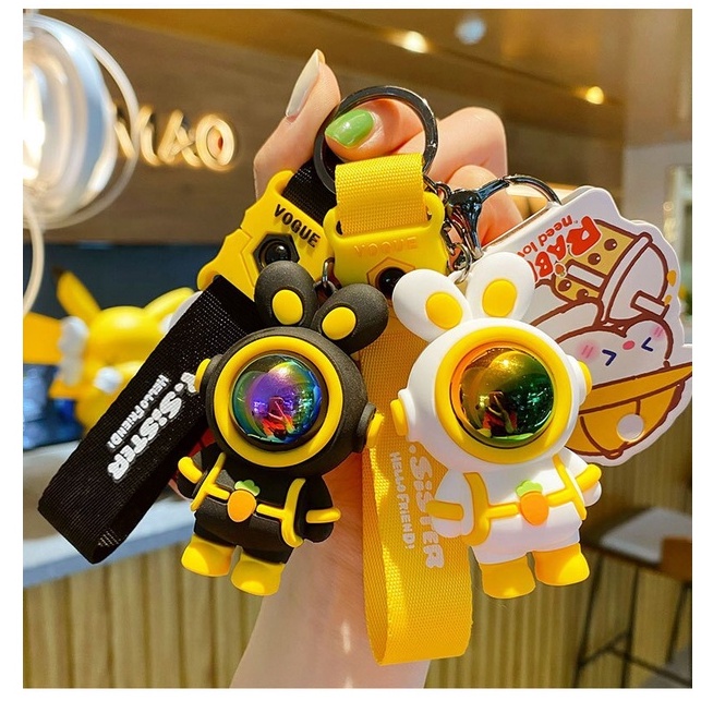 Móc Khoá Hình Gấu Phi Hành Gia Dễ Thương HKD31