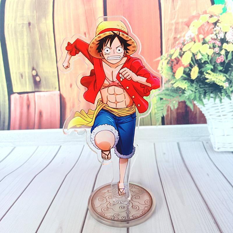 Standee One piece Luffy đảo hải tặc Tượng Acrylic Standee Anime mica chibi trang trí trưng bày mô hình