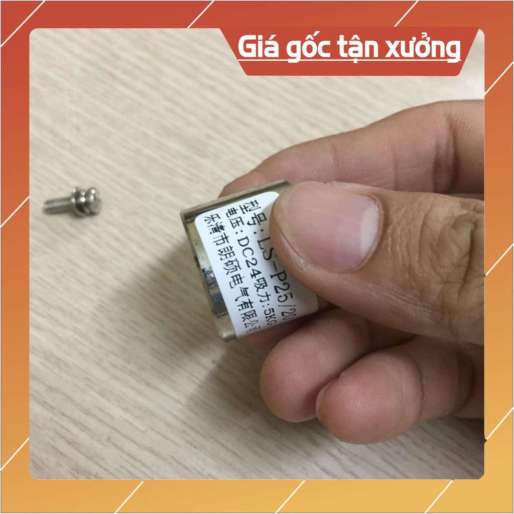 [Xả Kho Giá Xưởng] NAM CHÂM ĐIỆN 24V  5kg, loại nam châm sử dụng điện nâng cẩu hàng
