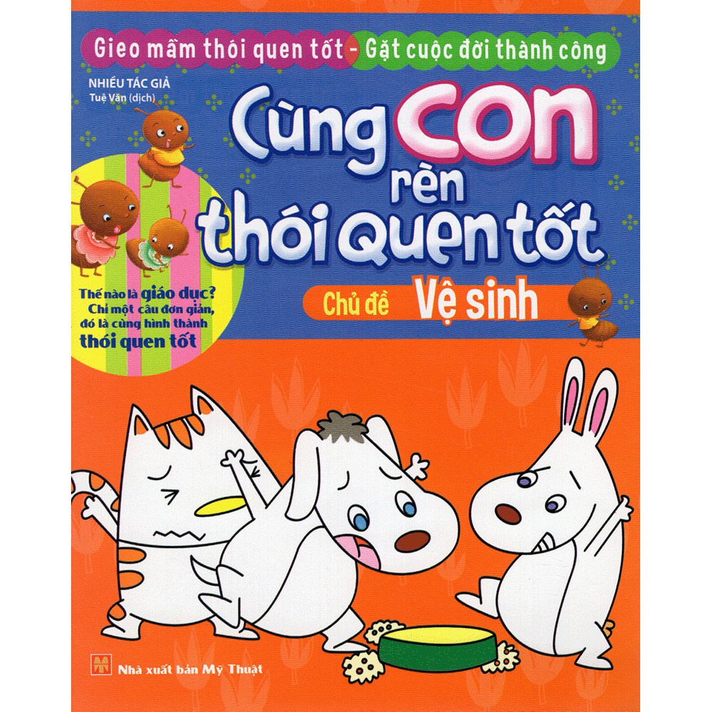 Sách: Cùng con rèn thói quen tốt Vệ Sinh TSTN