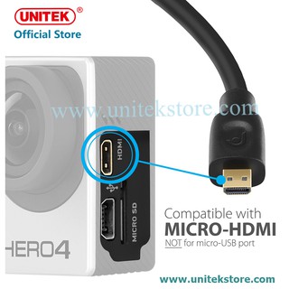[UNITEK STORE] ĐẦU ĐỔI MICRO HDMI sang HDMI UNITEK (Y-A 011)